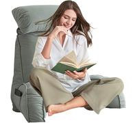 AMZZHAO Cojin Lumbar de Lectura Premium,Respaldo para Cama,Sofá,Suelo y Almohada Extra Viscoelástica,para Sentarse en la Cama Leer Juegos o Ver la Biblioteca de TV