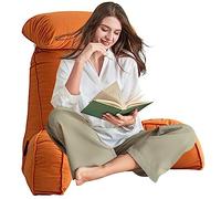 AMZZHAO Cojin Lumbar de Lectura Premium,Respaldo para Cama,Sofá,Suelo y Almohada Extra Viscoelástica,para Sentarse en la Cama Leer Juegos o Ver la Biblioteca de TV
