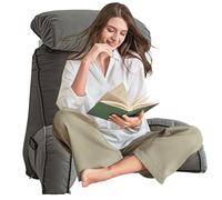 AMZZHAO Cojin Lumbar de Lectura Premium,Respaldo para Cama,Sofá,Suelo y Almohada Extra Viscoelástica,para Sentarse en la Cama Leer Juegos o Ver la Biblioteca de TV