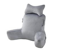 AMZZHAO Grande Almohada de Lectura,Almohada para La Espalda,Almohada para El Esposo,Almohada para Reposo en la Cama con Cuello Desmontable y Brazos,Ideal como Respaldo para Leer o Jugar