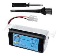 AMZZN 11.4V 2600mAh batería de Repuesto para ILIFE A4S, Compatible con ILIFE A4, A4s, A4s Pro, A6, A7, A9, A10, V7, V7s, V7s Plus, W400, W400s, W450 Aspirador Robot (batería Enchufe 5557 2P)