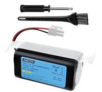 AMZZN 11.4V 3200mAh batería de Repuesto para ILIFE A4S, Compatible con ILIFE A4, A4s, A4s Pro, A6, A7, A9, A10, V7, V7s, V7s Plus, W400, W400s, W450 Aspirador Robot (batería Enchufe 5557 2P)