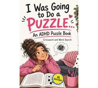An ADHD 2-in-1 Puzzle Book: 80 Funny Brain Games for Women • 40 Word Searches & 40 Crosswords • Neurodivergent Humor, Stress Relief & Adult Activities