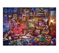 An Afternoon in The 80s Retro 1000-Piece Jigsaw Puzzle by Rachid Lotf