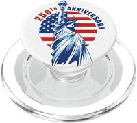 An Amazing 250 Years 1776-2026 Birthday American (White) PopSockets PopGrip para MagSafe