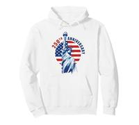 An Amazing 250 Years 1776-2026 Birthday American (White) Sudadera con Capucha