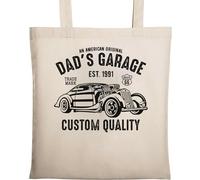 an American Original Custom Quality Muscle Car Natural Ecológico Algodón Tote Bag Beige, beige, Talla única