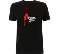 an American Werein London T-Tshirts Camisetas y Tops Horror Movie Poster Wolf tee Black(XX-Large)