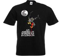 an American Werewolf in London Horror Movie T Tshirts Camisetas y Tops(XX-Large)
