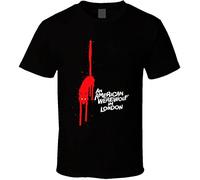 An American Werewolf In London Horror Unisex 100% Cotton Short-Sleeve T-Shirts Black S