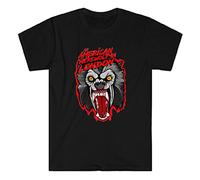 an American Werewolf in London Movie Men's Black T-Tshirts Camisetas y Tops Size S to(XX-Large)