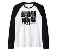 An American Werewolf In London Undead Collage Camiseta Manga Raglan
