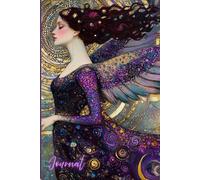 An Angelic Journal of Light and Dreams: An Angelic Notebook - Surreal Dreamy Cover with Metallic Purple, Teal, Silver & Gold | Lined Pages for Writing, Prayer, or Creative Inspiration
