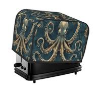 An Angry Giant Octopus Toaster Cover 2 Slice Kitchen Small Appliance Covers With Pockets Dust and Fingerprint Protectio