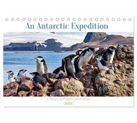 An Antarctic Expedition (Desk Calendar 2026 DIN A5 landscape), CALVENDO 12 Month DeskCalendar: Visiting the icebergs, penguins and amazing landscapes of Antarctica