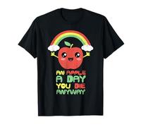 An Apple A Day. You Die Anyway. Funny Cute Camiseta