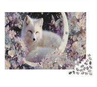 An Elegant Silver Zorro Under The Crescent Moon Rompecabezas para Adultos || De Diversión Familiar 1000pcs (75x50cm)