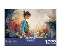 An Elegant Woman 1000 Stück Stabiler Karton Puzzle Kitten Lebendige Bilder Kreatives Spiel Puzzles Als Geburtstagsgeschenke 38x26cm/1000pcs