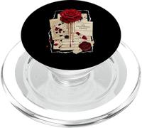 An Enduring Trace Dark Academia Gothic Bleeding Rose Vintage PopSockets PopGrip para MagSafe