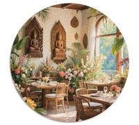 An Environment Filled with Flowers And Plants Puzzles Imposible,desafío for Adults Restaurant Entretenimiento Creativo 1000 Piezas Obra De Arte De Juego De Para Adultos Y Niños A Partir De 12 Años 100