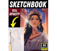 An Ethereal Anime Sketchbook for Graceful Female Portraits: 15% Opacity Light-Filled Female Portraits for Drawing Practice