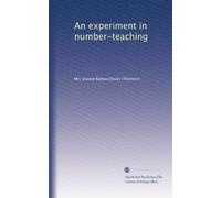 An experiment in number-teaching