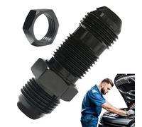 An Fittings, Aluminio Bulkhead Connector, Sturdy Resistant and Portable Lightweight Design for Repair Shops, Home Users, Garajes, Beginners, Performance Builds