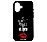 An Honest Answer is Like a Kiss on The Lips Proverbs 24-26 Carcasa para iPhone 16