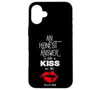 An Honest Answer is Like a Kiss on The Lips Proverbs 24-26 Carcasa para iPhone 16 Plus