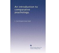 An introduction to comparative psychology.