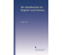 An introduction to English rural history
