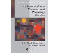 An Introduction to Phonetics and Phonology: 9 (Blackwell Textbooks in Linguistics)