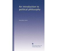 An introduction to political philosophy