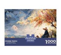 An Iron Bench Under The Tree 1000 Stück Premium-Karton Puzzle Kitten Lebendige Bilder Familienspiel Puzzles Als Geburtstagsgeschenke 38x26cm/1000pcs