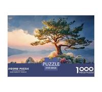 An Isolated Island with An Oak Tree 1000 Pcs Stabiler Karton Puzzle Kitten Stressabbau Familienspiel Puzzles Als Geburtstagsgeschenke 38x26cm/1000pcs