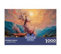 An Old House in The Moonlight 1000 Pcs Cartón Fuerte Rompecabezas Fantasy Village Liberador De Estrés Juego Creativo Puzzle Juego De Desafío Difícil 38x26cm/1000pcs