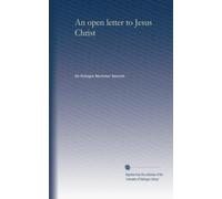 An open letter to Jesus Christ