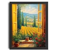 An Open Window Artwork For The Bedroom Or Lounge Landscape Wall Art Oil Wall Art Poster A5 - Inspirador Motivacional Arte de la pared Vida diaria Cita alentadoras frases cortas famosas palabras inspi