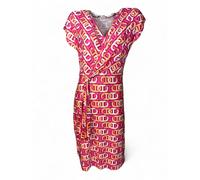 Ana Alcazar - Vestido Cruzado Rosa Original - Dresses - Mujer - Rojo - L -