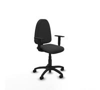 Aına CP similpiel gris oscuro brazos 1D base poliamida ruedas nailon 50mm
