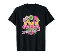 Ana Edición Limitada Vintage Nombre Personalizado Esposa Abuela Camiseta