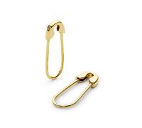 Ana Luisa Sia - Pendientes de seguridad chapados en oro de 14 quilates y plata rodiada, hipoalergénicos, resistentes al agua, sin deslustre, joyería Ana Luisa para mujer, aretes de moda, idea de