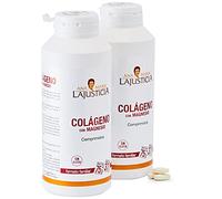 Ana Maria la Justicia Pack de dos Colágeno con magnesio, 900 comprimidos articulaciones fuertes y piel tersa. Regenerador de tejidos con colágeno hidrolizado tipos 1 y 2. (75 dias una persona)