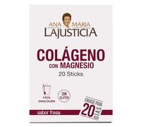 ANA MARIA LA JUSTICIA COLÁGENO CON MAGNESIO SABOR FRESA 20 STICKS