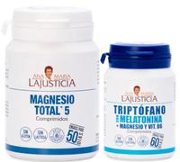 Ana Maria Lajusticia Magnesio Total 5 100 Comprimidos + Triptófano + Melatonina + Magnesio y Vit. B6 60 Comprimidos
