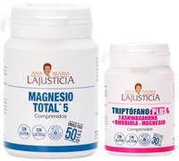 Ana Maria Lajusticia Magnesio Total 5 100 Comprimidos + Triptófano Plus Ashwagandha + Rhodiola + Magnesio 60 Comprimidos