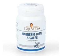 Ana Maria Lajusticia, Magnesio total 5 Disminuye el cansancio y la fatiga,mejora el funcionamiento del sistema nervioso. Apto para veganos. 100 Unidades (Paquete de 1)