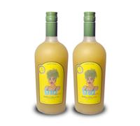 Ana Nás Piña Colada Artesana Premezclada - Ready to Drink elaborada con Ron Añejo, Puré de Piña Natural, Puré de Coco Natural y Azúcar - 2x75 cl