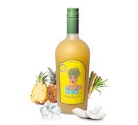 Ana Nás Piña Colada - Cóctel Premium, artesano y natural elaborado con ron blend añejo, puré de piña y puré de coco natural y jarabe de azúcar - 75 cl.