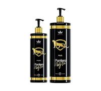Ana Paula Carvalho Pantera Negra Kit Champú 500 ml y Mascarilla 1000 ml Tratamiento Suavizante para todo tipo de cabello
